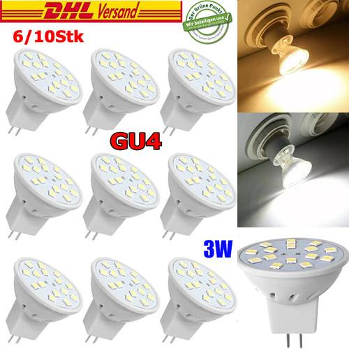 10stk mr11 gu4 led - gu4,